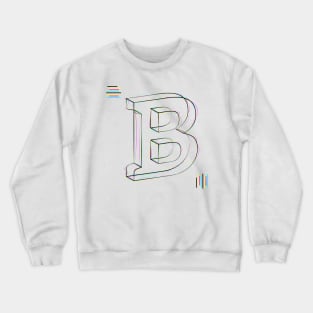 B - cmyk strokes Crewneck Sweatshirt